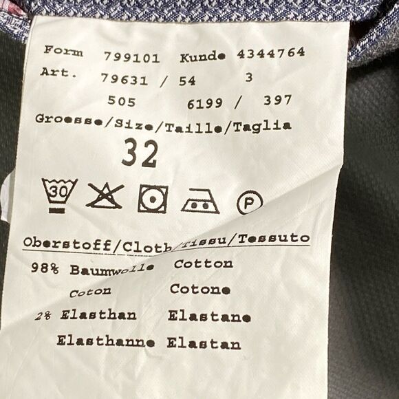 BUGATTI Men EU 32 US 42 'The Sports Jacket' Cotton Blend Sports Coat Canvas NEW! - Picture 12 of 12